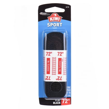 - KIWI Sport Flat Laces Black 72