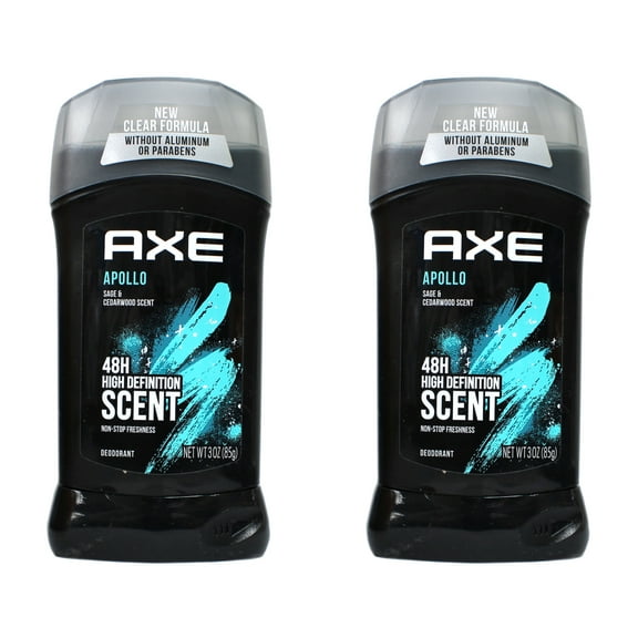 Axe Fresh Deodorant Stick, Apollo 3 oz (Pack of 2)