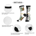 thumbnail image 5 of Women's Men's California America Flags Colorful Novelty Pattern Crew Athletic Socks, 5 of 7
