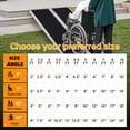 thumbnail image 3 of Pipopa 2ft Portable Folding Wheelchair Ramp,Aluminum Threshold Ramp for Home,Doorways,Stairs,800 lbs Capacity, 3 of 7