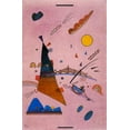 thumbnail image 2 of Kandinsky, Wassily 13x18 Black Ornate Wood Framed with Double Matting Museum Art Print Titled - On Violet 1924, 2 of 4