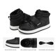 thumbnail image 3 of Zapatillas de Baloncesto DREAM PAIRS Altas Negras Talla 12 para Niños, 3 of 5