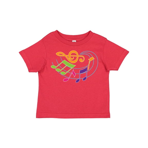 Inktastic Music Notes Musical Boys or Girls Toddler T-Shirt