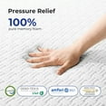 thumbnail image 6 of 3 inch Non-Slip Gel Memory Foam Mattress Topper with Removable & Washable Cover, Pressure Relief, CertiPUR-US Certified - King, 6 of 10