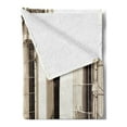thumbnail image 2 of Vintage Car Soft Flannel Fleece Throw Blanket, Old AmericCar in the Colonial Streets of Trinidad in Cuba Historical Picture, Cozy Plush for Indoor and Outdoor Use, 50" x 70", Beige, by Ambesonne, 2 of 5