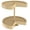 Almond, variant on Rev-A-Shelf LD-2472-18BM-11-1 Lazy Daisy Polymer Double 2 Shelf 18" Kidney Shaped Bottom
