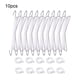 thumbnail image 3 of Speravity 10pcs 10 meters hanging rope tomato clip tomato tomato with cucumber hook stainless hanging hook hook seedling Jardín y Patio, 3 of 6