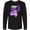 AB-Black, variant on Inktastic Alzheimers Awareness I Wear Purple for My Sister Long Sleeve T-Shirt