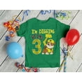 thumbnail image 5 of Tstars Boys' Paw Patrol 3rd Birthday Shirt - Rubble Digging Tee - Nickelodeon Toddler - 3T, Green, 5 of 10