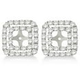 thumbnail image 2 of Petite Pave Diamond Initial Pendant Necklace 14k White Gold, 2 of 5