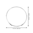 thumbnail image 5 of Replacement Snare Drum Steel Side Hoop for Musical Instrument Drum Circle Accessories, 5 of 8