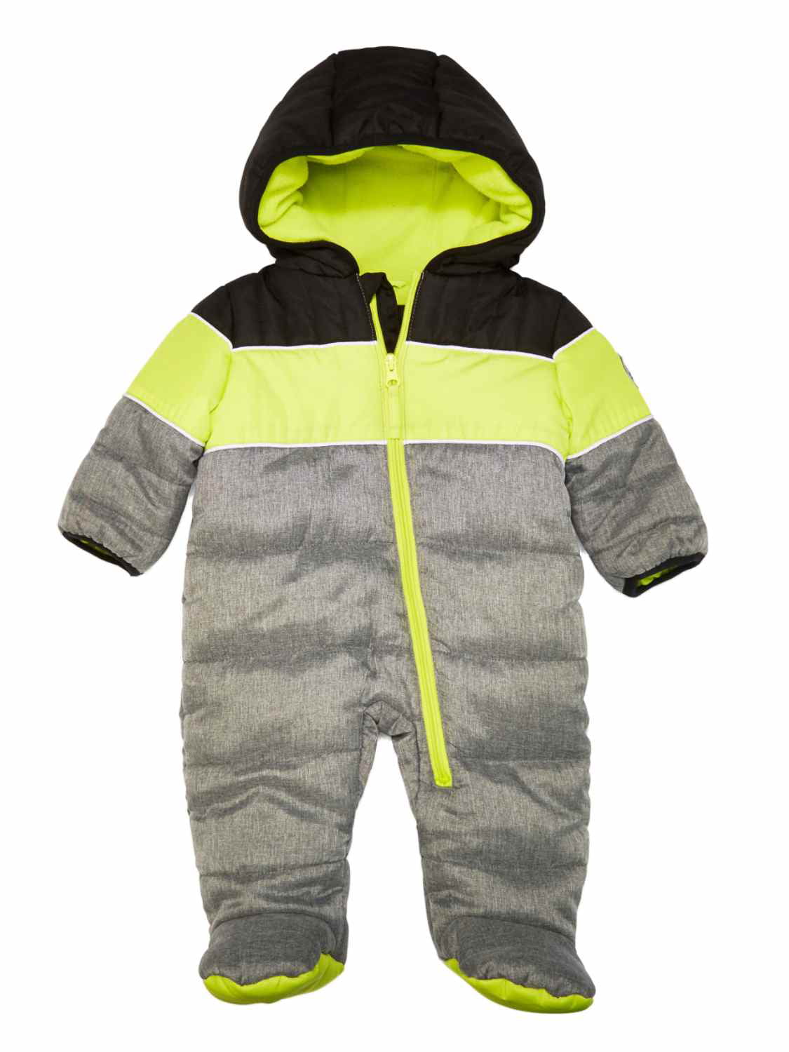 Weatherproof Infant Boys Quilted Gray 