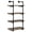 Rustic Oak, Black, variant on Elmcrest 39-inch 4-shelf Wall Bookshelf Rustic Oak