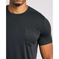 thumbnail image 4 of Real Essentials 4 Pack: Men's Dry-Fit Short Sleeve Pocket Crew Performance Athletic T-Shirt (Available in Big & Tall), 4 of 7