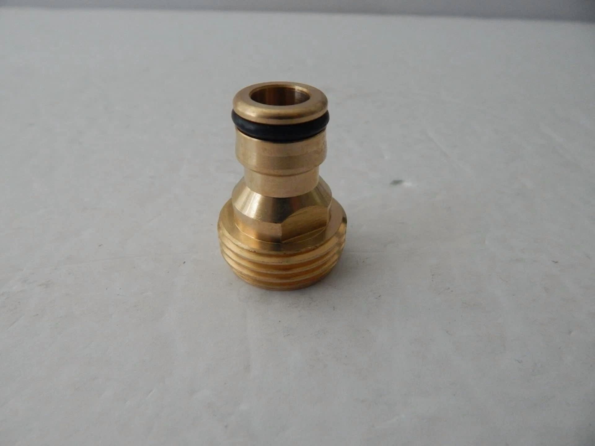 PURELY- ¾ Inch Garden Hose Quick Connect Water Hose Brass Female Male Connectors Set New