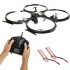 Serene Life SLDR18HD - Drone Quad-Copter Wireless UAV with HD Camera + Video Recording