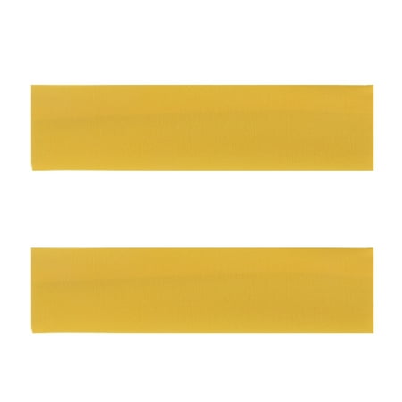 Ortofally 2PCS Sports Headbands Elastic Sweat Absorb Sports Dance Headbands Wear Costume Supplies for Men ( Yellow )