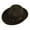 brown, variant on Vintage Gentleman Hat Cosplay Costume Fedoras Stage Show Hat Halloween Costume Belt Warm Hat