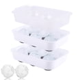 thumbnail image 1 of uds máquina para hacer bolas de hielo de whisky, bandeja de hielo de esfera grande de silicona reutilizable con tapas para Bourbon, whisky, brandy, regalos para hombres, 1 of 8