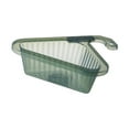 thumbnail image 1 of pdqouc Retractable Handle Sink Drain Shelf Fit for All Kitchen Sink Multifunctional Corner Riangular Sink Filter Swan Drain Rack for Kitchen Bathroom, 1 of 4