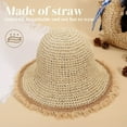 thumbnail image 3 of JASGOOD Sun Hats for Women Wide Brim Straw Hats 2025 Summer Lightweight Breathable Beach Hat for Vacation Travel, 3 of 6