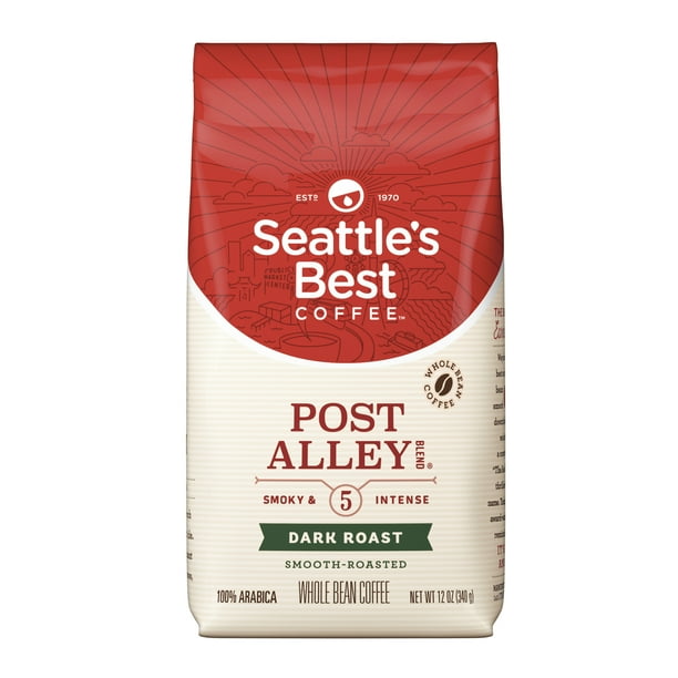 Seattles Best Coffee Signature Blend No. 5 Dark Roast Whole Bean Coffee 12Ounce Bag Walmart