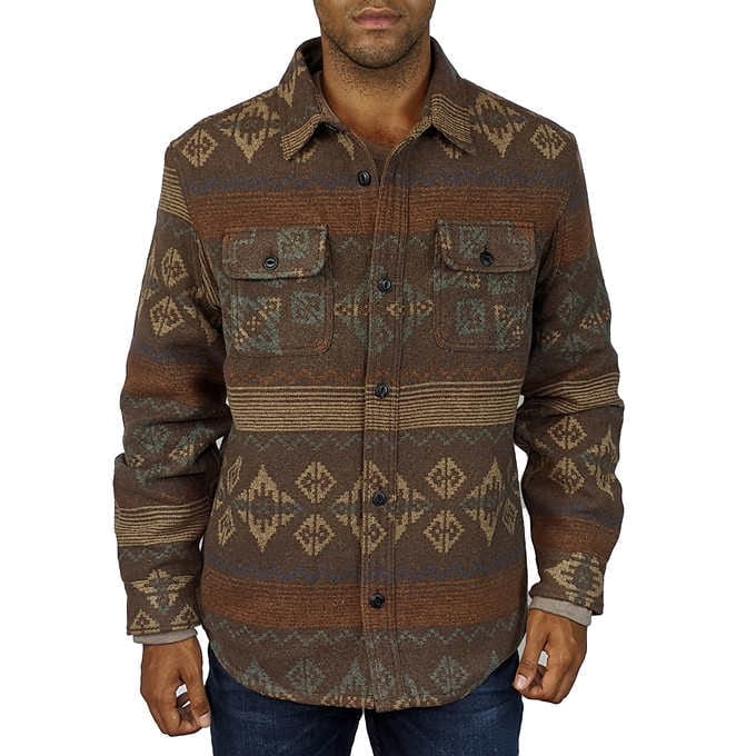 Jachs Men's Patterned Wool Blend Fully 