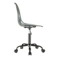 thumbnail image 6 of Urban Shop Black Acrylic Rolling Office Chair, 6 of 7