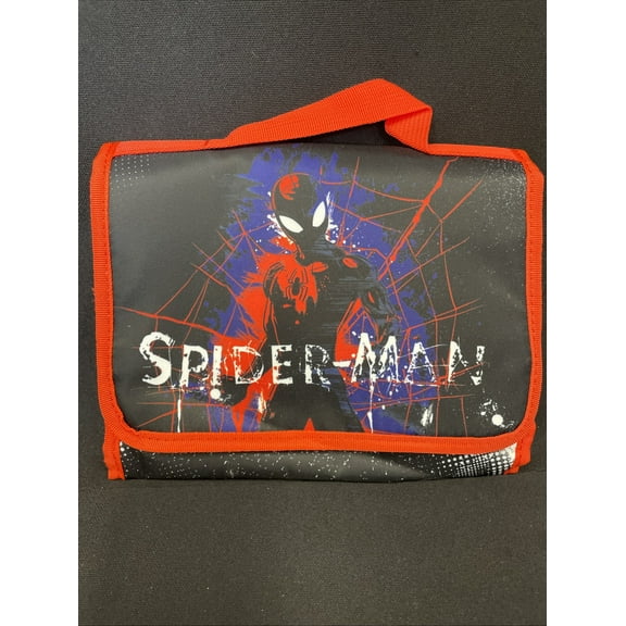 Spiderman Soft Fold Loop & Hook Pencil Case
