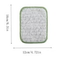thumbnail image 3 of Non-Scratch Wire Dishwashing Rags - Reusable Silver Mesh Cleaning Cloth for Pots/Pans, Wet & Dry Kitchen Scrubber (16x12cm), 3 of 7
