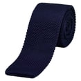 thumbnail image 1 of 1 Uds. De tejido de punto, corbata de punto, Jersey estrecho lavable, corbata plana de Color sólido, cabeza plana estrecha Vhermosa 222410-2, 1 of 1