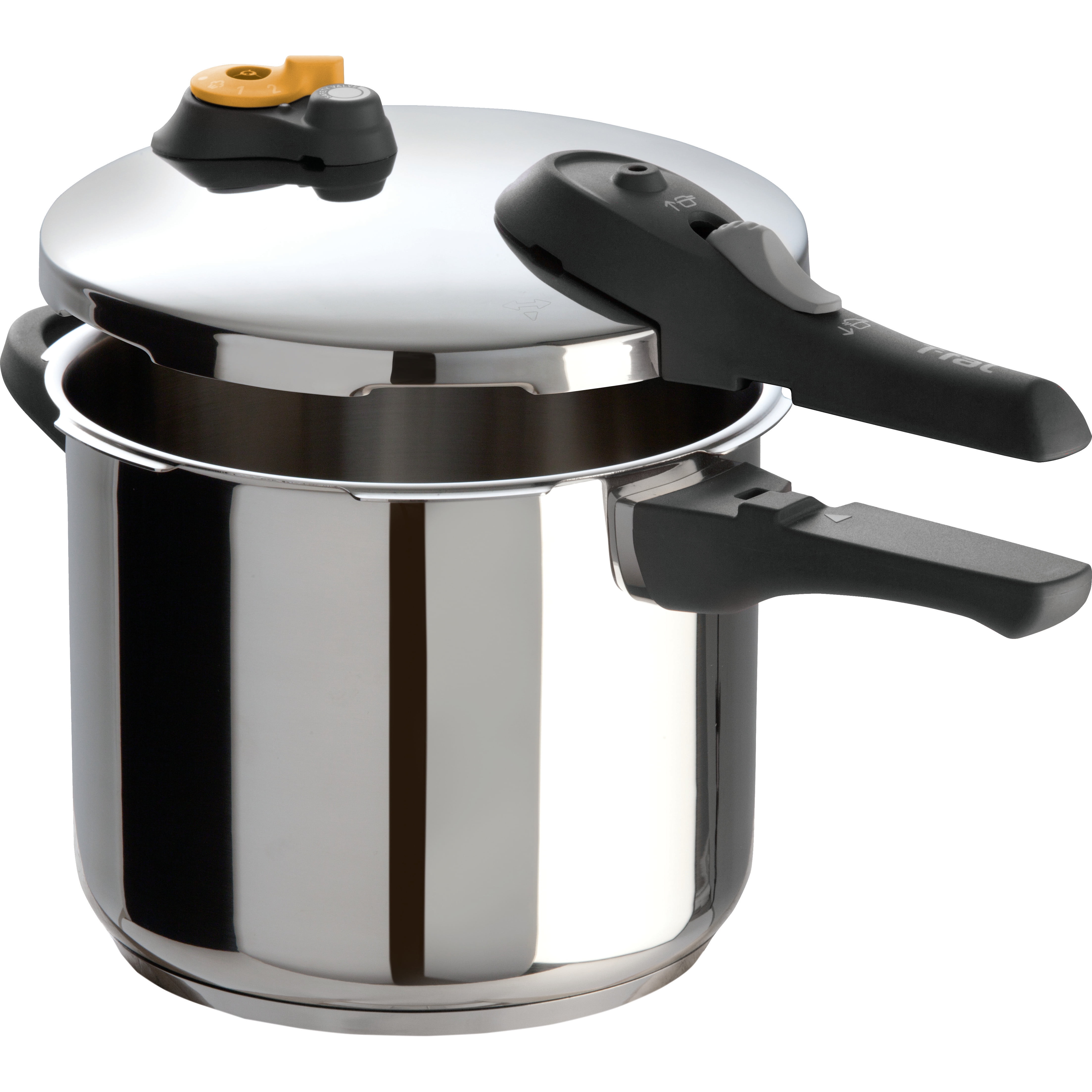 Tefal Brandclub T Fal ExpertPro Stainless Steel 6.3 Quart Induction Compatible Silver Pressure Cooker