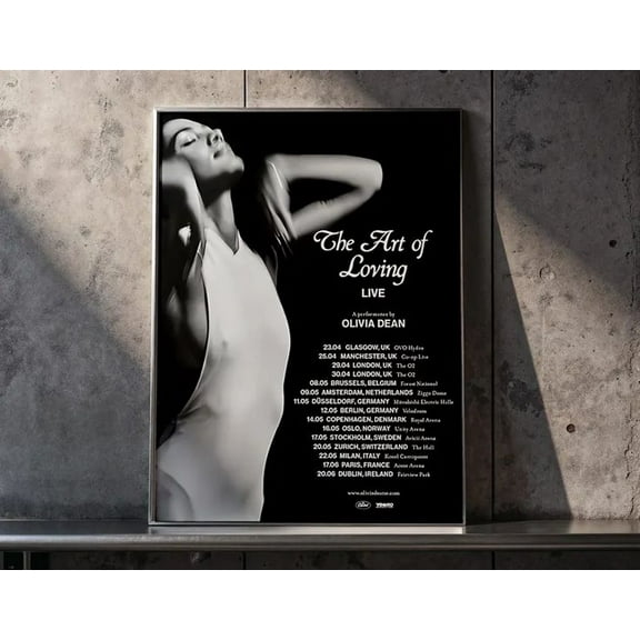 Olivia Dean The Art Of Loving Performance Poster Size 24''x36'' -Gategoo