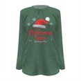 thumbnail image 4 of WEAIXIMIUNG Ladies' Winter Floral Print Sweatshirt Long Sleeve Christmas Top, 4 of 4