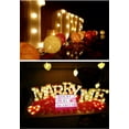 thumbnail image 5 of Luces LED de letras para marquesina, 26 letras del alfabeto iluminadas, letrero con números para bodas, fiestas de cumpleaños, lámpara de Navidad a pilas, luz nocturna, decoración de bar para el hogar, 5 of 5