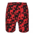 thumbnail image 3 of Balery Playing Cards Traje de Baño Estilo Hawaiano para Hombre, Shorts de Secado Rápido con Bolsillos-X-Large, 3 of 6