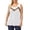 White, variant on Women's Sleeveless Elegant Sheer Mesh Insert Casual Vest Stylish and Sleeveless Tops for Women