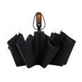 thumbnail image 2 of WALFRONT Large Rain Umbrella,Large Rain Umbrella Black Windproof Travel Umbrella Auto Open Close 10 Ribs Unbreakable Waterproof Stormproof Canopy Rustproof Folding Compact Umbrellas, 2 of 7