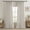 Birch, variant on Muuphra Pinch Pleated Light Filtering Linen Blended Curtains with Metal Rings and Hooks for Living Room Bedroom,2 Panels,Cream Beige,40"×84"
