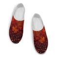 thumbnail image 2 of POLERO Fall Maple Leaf Mules Shoes Slip On Women's Clogs Shoes for Farmhouse Garden Work ,Flat Width Casual Walking Shoes With Backless Autumn Thanksgiving Footwear, 2 of 7