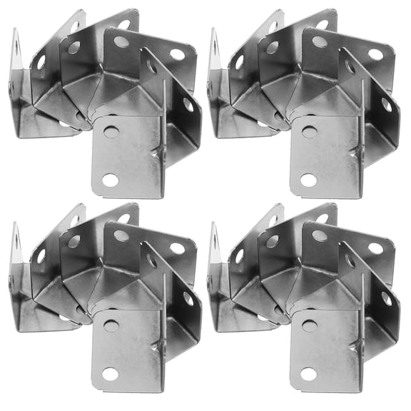 Metal L-Shaped Corner Brackets for Home Use 50pcs Rolled Steel