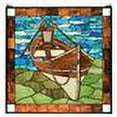 thumbnail image 2 of Lodge Tiffany Nautical Recreation Beached Guideboat Stained Glass Window - 21440, 2 of 2