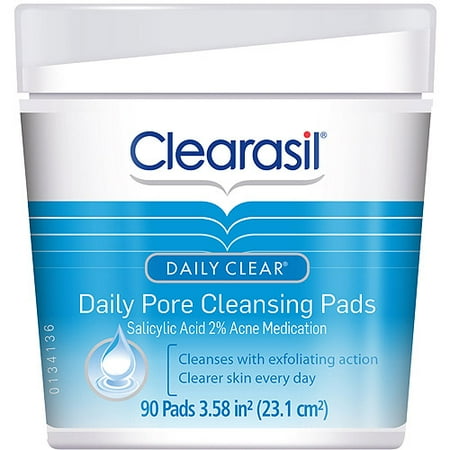 pads clearasil daily pore cleansing ct