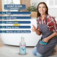 thumbnail image 4 of Brand - Bathroom Soap Scum Remover, for showers | 32 ounces fast-acting hard water stain remover – Multi-surface tub cleaner, suitable for tiles, glass, limescale and sinks – no wiping required, 4 of 4
