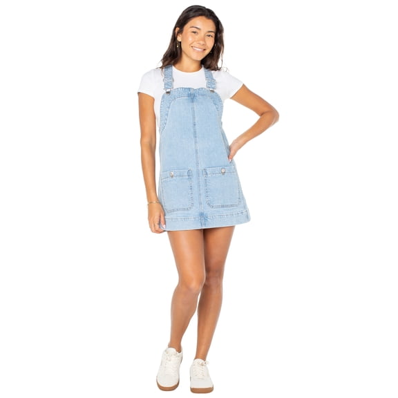 Celebrity Pink Women's and Women's Plus Pinafore Dress, Sizes XS-4X