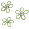 thumbnail image 4 of Shoe Brooch, Directly Attached Flower Shape Bottom Buckle Pin Cute Flower Brooch  For Clothing Matching For Daily Decoration White Mesh White Rhinestone,Pink Mesh Pink, 4 of 8