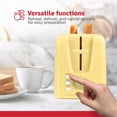 thumbnail image 5 of Holstein Housewares 2-Slice Wide Slot Toaster with Defrost and Reheat Function, Yellow, 5 of 10