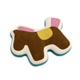 thumbnail image 2 of Cojín de almohada de peluche de caballo 35 cm – Cojín decorativo de algodón, marrón, rojo, azul, rosa, sofá decorativo para cama de coche, regalo acogedor de decoración festiva para el hogar, 2 of 6