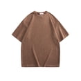 thumbnail image 1 of AherBiu Plus Size Mens T-Shirts Crewneck Loose Fitted Breathable Tees Quick Dry Outdoor Workout Tops, 1 of 5
