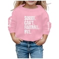 thumbnail image 1 of PMVFHDE Chandail en Molleton Col Rond Automne Garçon Fille Unisexe Manches Longues Chandail en Molleton Doux Graphique Enfants Mignon Pull Col Rond Vêtements Rose,120, 1 of 4